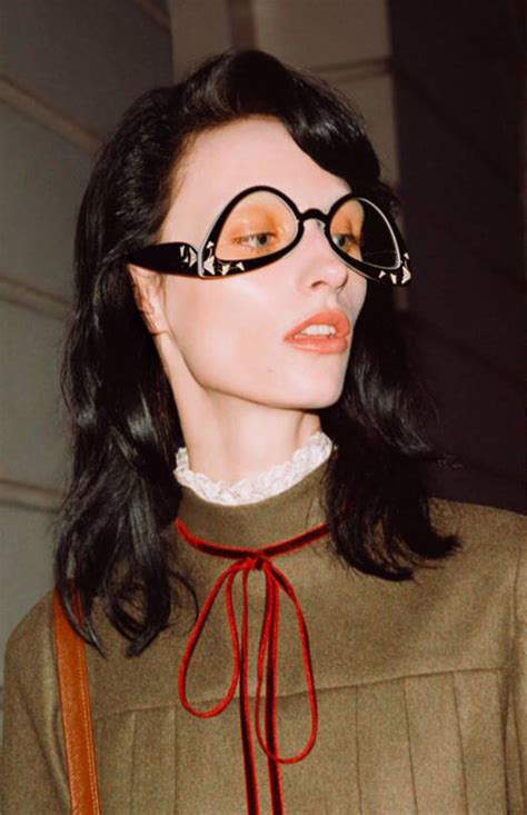 gucci inverted glasses|Gucci oversized clear sunglasses.